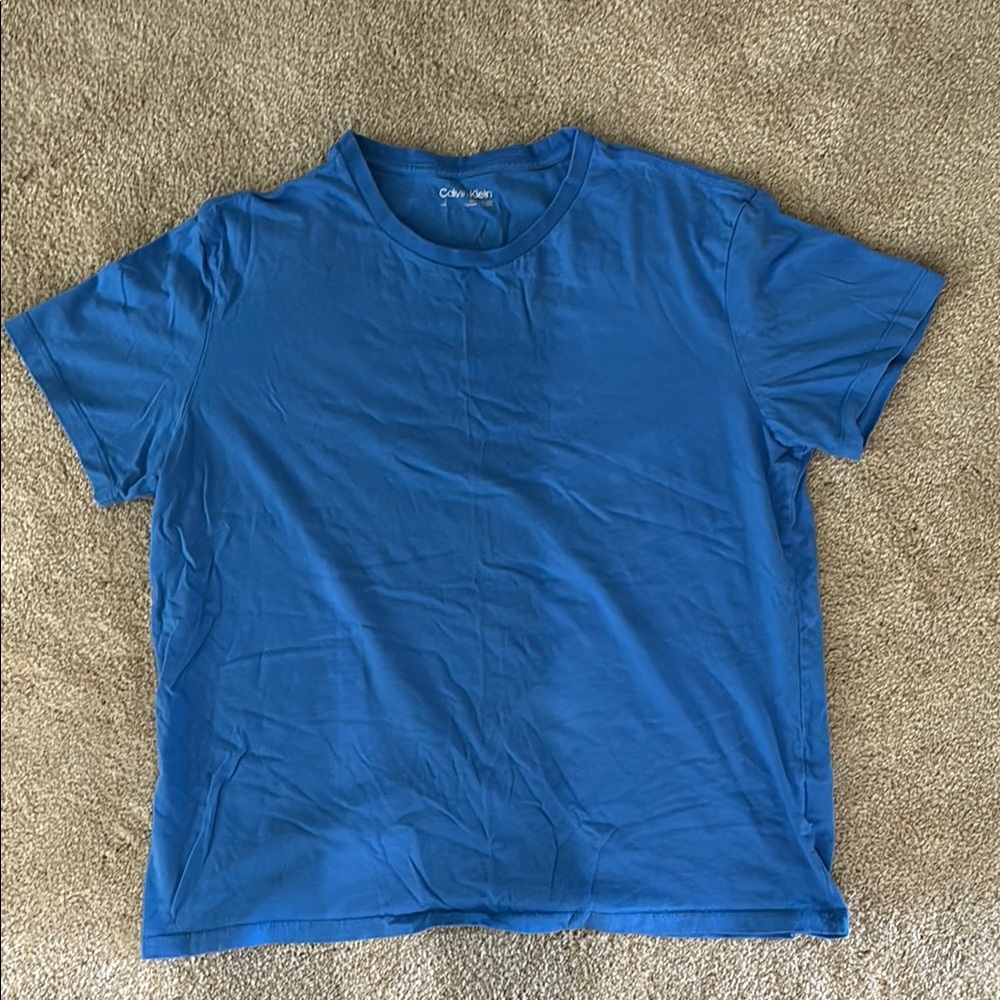 Calvin Klein Blue Short Sleeve Tee